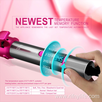 ion curling iron 1 inch curling wand